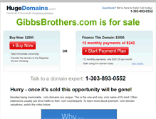 Tablet Screenshot of gibbsbrothers.com